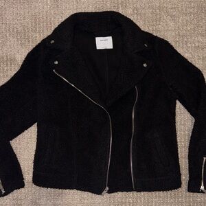Old Navy Black Teddy Jacket